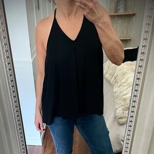 New Banana Republic Black Halter Top